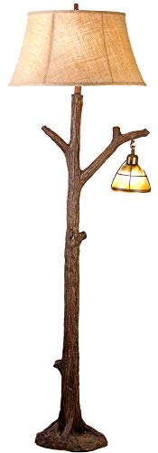 Vintage Direct CFL131211 63.5 in. Tree Floor Lamp with Glass Night Light