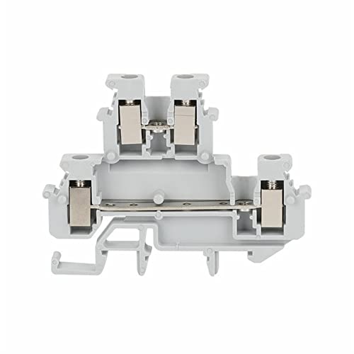 Conector MBKKB 2.5 de doble nivel y tornillo para optimizar espacio en carril DIN 3