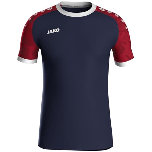 Produktbild JAKO Sport-Tshirt Trikot Iconic (Polyester-Interlock) navyblau/rot Herren