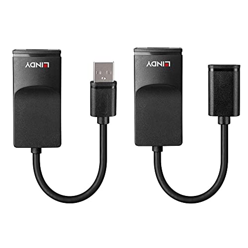 LINDY 60m USB 1.1 Cat.6 Extender Basic, Black - Image 2