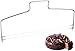 Sidereum Diviseur à gâteau, Coupe-gâteau à Trancher en Acier Inoxydable Trancheuse à Gâteaux Réglable à Double Fil 33 *15.5 CM