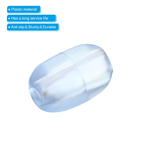 Pies para rejilla de fregadero PATIKIL 50 piezas plástico transparente miniatura 4