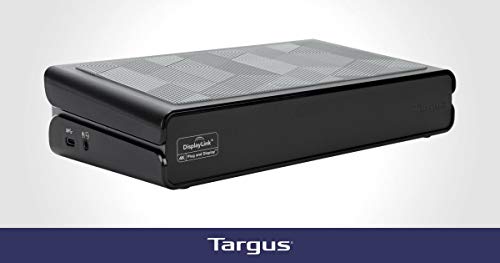 Targus Universal USB 3.0 Dual Video DV4K Laptop Docking Station with Charging Power & 5 USB 3.0 Ports, for PC, Mac, & Android (DOCK177USZ)