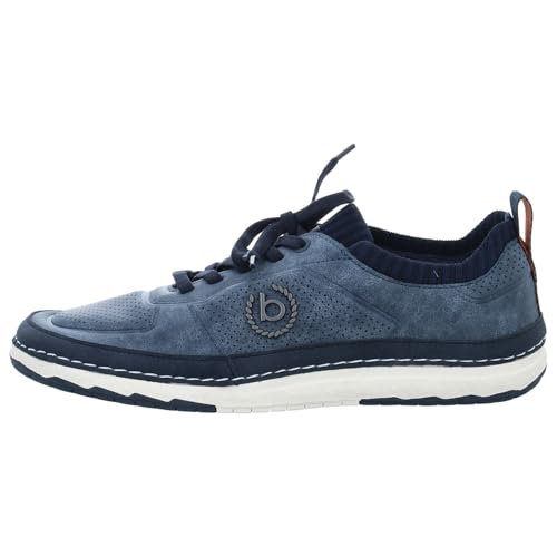Image of Bugatti Vanadium Blue Mens Low Top Sneakers - UK 8