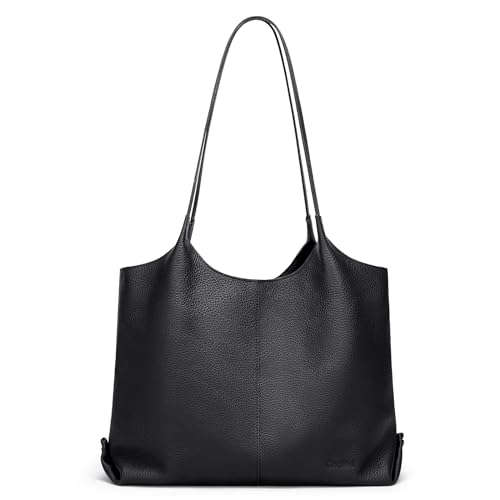 Bolso Hobo para mujer de cuero genuino suave miniatura 1