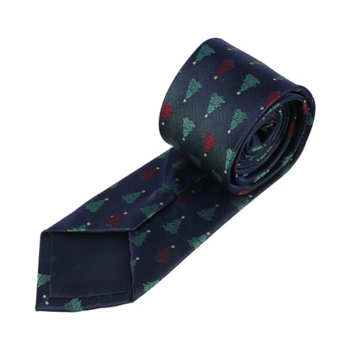 LIGIGWASH Corbata de Navidad de Poliéster Seda Jacquard para Hombre y Mujer Diseño Festivo Elegante para Trajes Navideños Moda Neckwear Resistente y Duradera