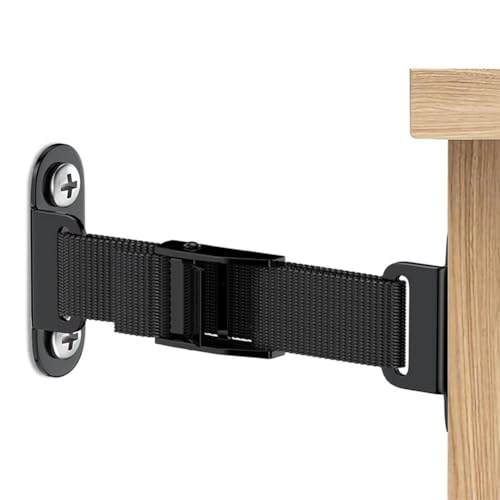 Anclajes para muebles de seguridad infantil ajustables con correas de pared para asegurar muebles pesados en salas de estar, dormitorios, oficinas
