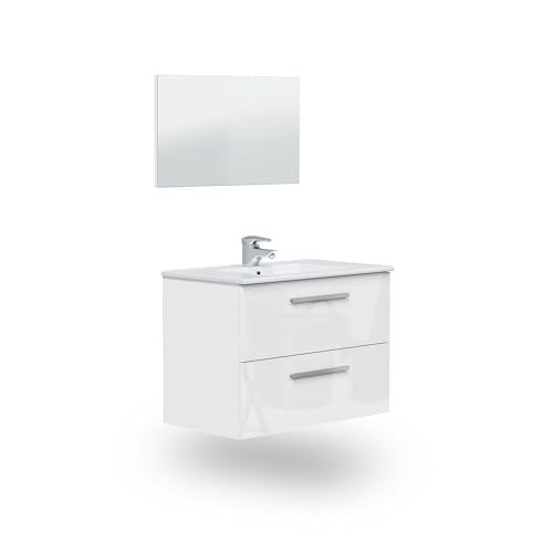 duehome | Mueble de Baño Suspendido con 2…