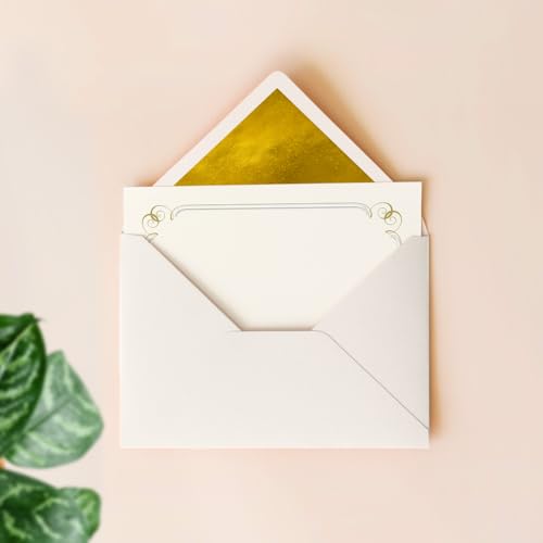 Image of Designer Greetings Blank Note Cards | Boxed Card Set, Matching Envelopes, Foil and Glitter Details