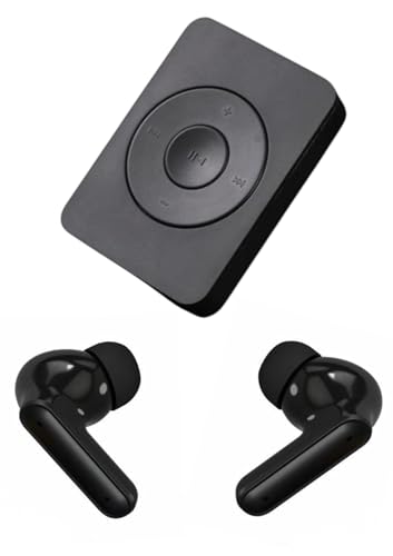Image of Xzor Bluetooth MP3 Player with Wireless Earbuds, Built-in Speaker, Auto Pairing, 128GB Memory Card Support, Rechargeable Portable Audio Player