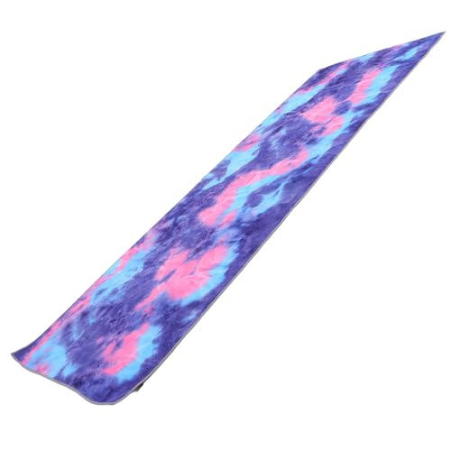 Hohopeti Esterilla de Yoga Estampada de Fibra Superfina, Cojín Protector Flexible para Rodillas y Articulaciones, Antideslizante, Ligera y Portátil para Ejercicios de Fitness y