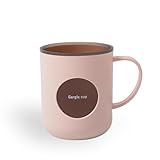 YIXANNX Tazza per collutorio Colore a contrasto Porta organizer per dentifricio in plastica carino con manico Accessori per il lavaggio da viaggio portatili, Rosa