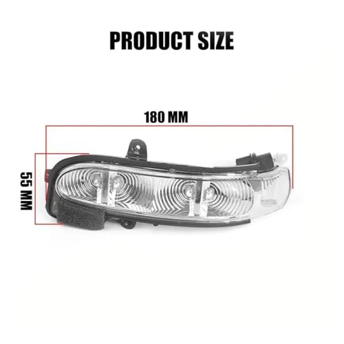 Luz LED para espejo retrovisor de Benz Clase E W211 intermitente lateral 4