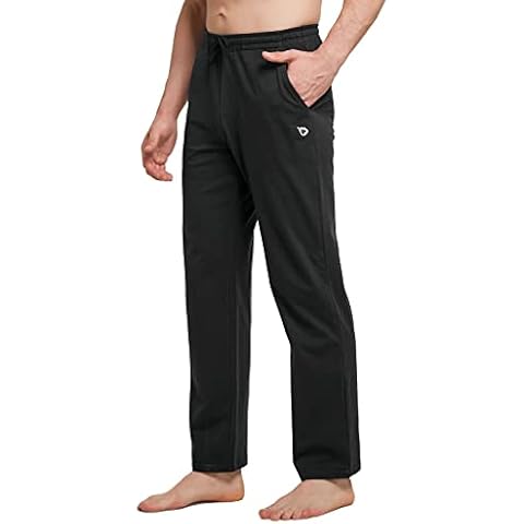 BALEAF Men's Cotton Jogging Bottoms with Pockets Cover