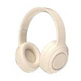 YYTSGG Weiße kabellose Kopfhörer, Bluetooth, faltbare Over-Ear-Kopfhörer, HiFi-Stereo-Kopfhörer, integriertes Mikrofon für Handy/TV/PC/MP4/Zuhause/Büro