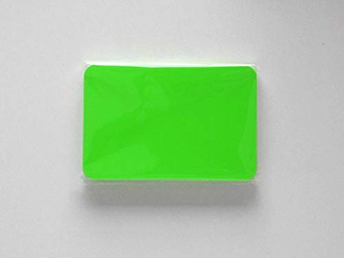 Amazon | 蛍光POP プライスカード 無地 グリーン 52×79mm 30枚入 | POP