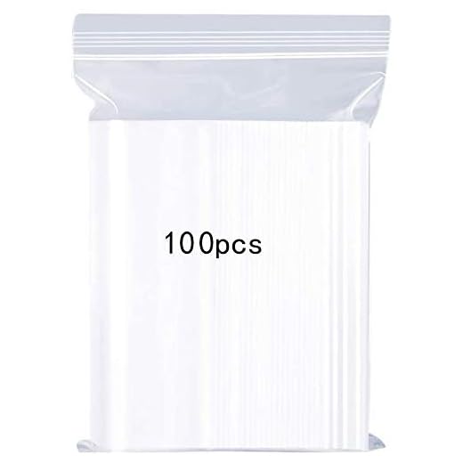 Bolsas de plástico Transparentes Que se Pueden Volver a sellar, Bolsa de Cierre de Cremallera Reutilizable Fuerte, Engrosamiento y Duradero, Prensa para Cerrar, 12x17cm Bolsa Compras 100 pcs