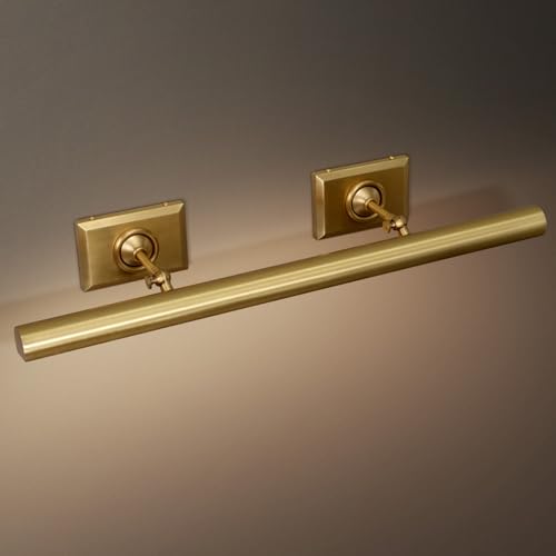 CEENWE Picture Light, 30in Hardwired Picture Lights for Wall, Dimmable Wall Sconces Poster Light, Brass 4 Lighting for Paintings Frames Art Display Gallery Dartboard Bedroom Living Room(Gold)