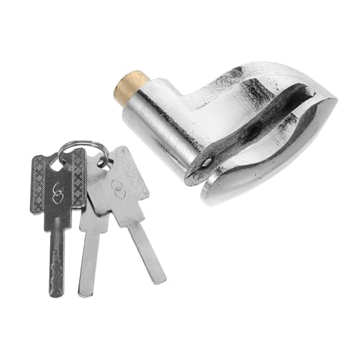Happyyami Motorcycle Disc Brake Lock with Keys Anti Theft Scooter Wheel Lock Safety Disc Lock Bikes Disc Brake Padlock for Universal Motorcycle Dirt Bikes Scooter