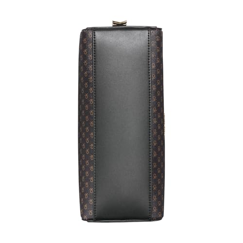 Calvin Klein Mandy Top Zip Crossbody, Brown/Khaki/Black, One Size - image 2