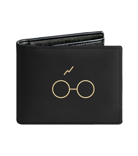 WRIGAEL Credit Card Holder Wallet Rfid Blocking Kids Boys Bifold Teen Cool Cute for Cash with ID Window Cardholder Teenage Teenager, Eyeglass
