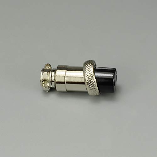 RIVERWELD 2 pin Aviation Plug Socket Air Connector 16-2P Male and Female Metal Self Locking