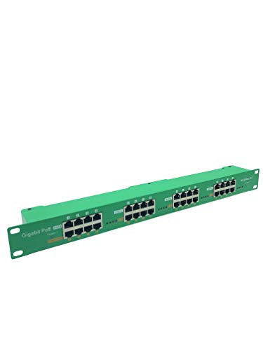 Poe Texas 16 Port 802.3At Gigabit On-Demand Poe Injector With Two 56V 120W Power Supplies For Poe Cameras, Ip Phones, Wifi Access Points And More #TOP6