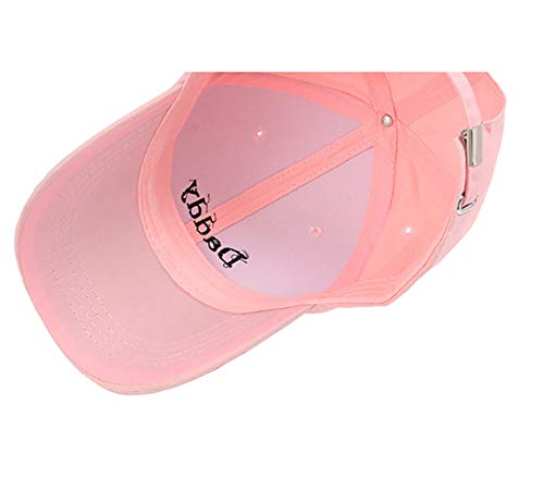 Foetest Cap Adjustable Baseball Cap Daddy Hat Headdress Dad-Cap Hat Sunhat Hip-Hop Flat Snapback Pink #TOP6