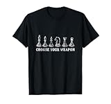 Choose Your Weapon Chess T-Shirt Retro Vintage Gift T-Shirt