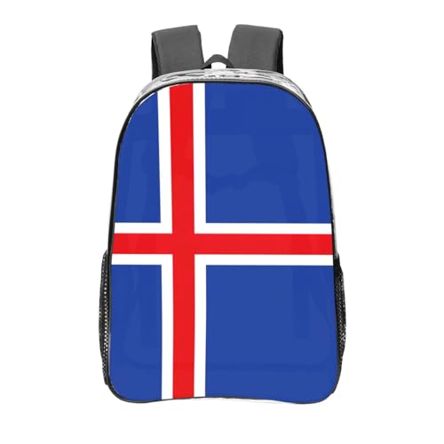 Sac à dos transparent Islande idéal pour le travail et vos séances de sport décontracté
