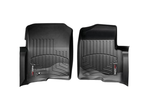 Weathertech Custom Fit FloorLiners for Ford F-150, F-150, F-150-1st Row (440051), Black