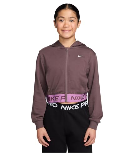 Sweatshirt fille Nike FLC HDY idéal pour l'échauffement au collège ou le sport en club