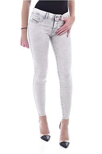 DIESEL LIVIER-ANKLE - Jeans Femme, Gris (Gris Claire) - W31 (Taille fabricant: 31)