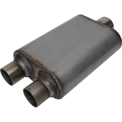 Chamber Muffler, 3 Inch Centered/ 2.5 Dual Outlet 9302010