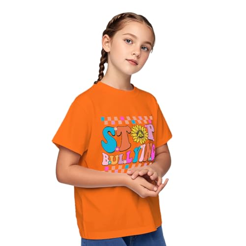 Unity Day Orange Shirts for Teen Girls or Boys Bullying Make Extinct T-Shirt Youth No Bullying Tee — view 4