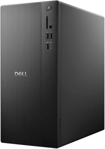 Image of Dell Ect1250 Tower Desktop PC - Intel Core Ultra 5 225 (10‑Core) | 32 GB DDR5 RAM | 1TB NVMe SSD | Intel UHD Graphics | Bluetooth & Wi-Fi 6 | Windows 11 Pro | Keyboard & Mouse | Black