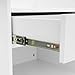 Eco Board Presentation Stand, 24x18x38in Durable Large Countertop with Drawer, Storage, Raised Baffle for Classroom & Conference Room (White)