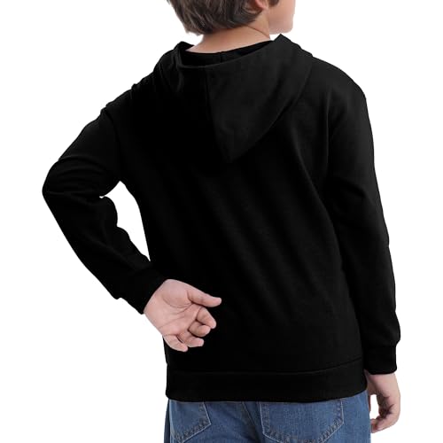 BIG ELEPHANT Boys' Hooded Sweatshirt - 100% Cotton,Lightweight Long Sleeve Hoodie with Pocket for School & Casual Wear3