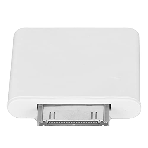GOWENIC 30 Pin BT Adapter, 30 pin BT Adapter Transmitter TV Sound to Home Speakers via BT Plug and Play Drive BT Sound Dongle Adapter Transmitter (White), GOWENIC9OQPXIUWMT-12