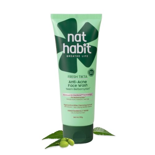 Nat Habit Anti Acne Face Wash Gel 100g - Image 2