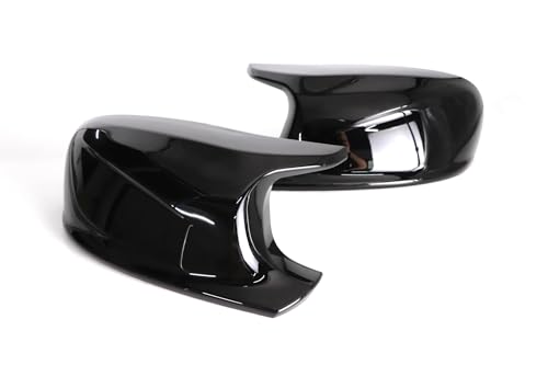 Coques rétroviseurs pour BMW X3 F25 et X1 E84 2010-2013 en noir brillant