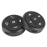 Puede controlar GPS, silencio, volumen de música, modo, video, transmisión, control inalámbrico GPS DVD del coche, controlador de botón del volante