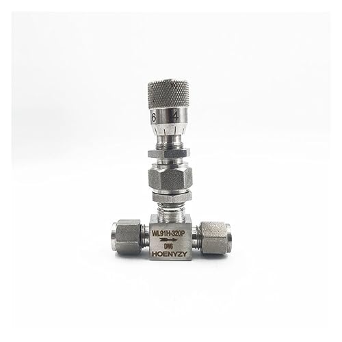 Vanne de régulation de débit 32MPA haute précision avec manchon DW8 inox