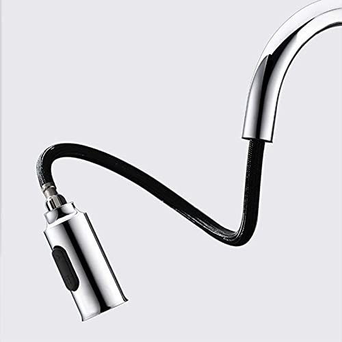 Mitigeur d'eau chaude et froide double poignée en laiton pour évier moderne