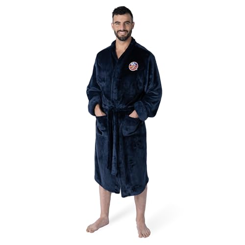 Northwest NHL New York Islanders Unisex-Adult Silk Touch Bath Robe, Large/X-Large, Team Colors