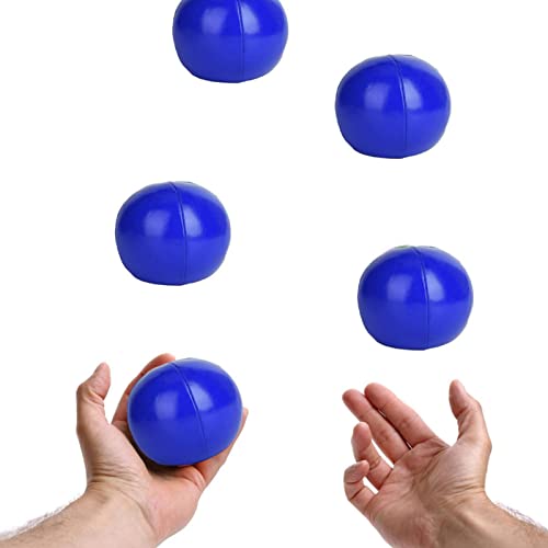 Hethlif Pelotas de Malabarismo, Equipo de Pelota de Malabarismo, de para Principiantes, de Ligeras, 3 Piezas de de, de para Principiantes, de Suave y Fácil, el Mejor para (Blue)