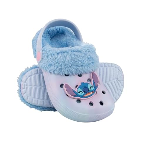 Disney Stitch Fleece Lined Clogs for Girls Cover