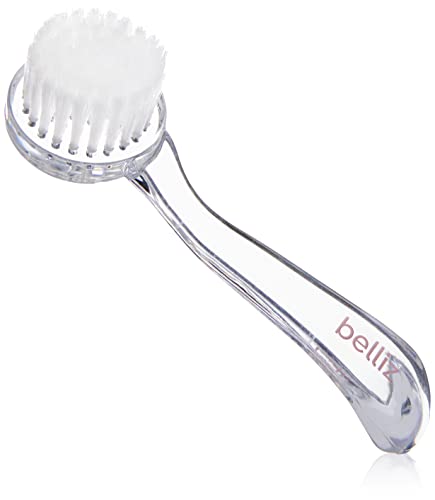 Escova Facial, Belliz, Translucido Branco/ Azul