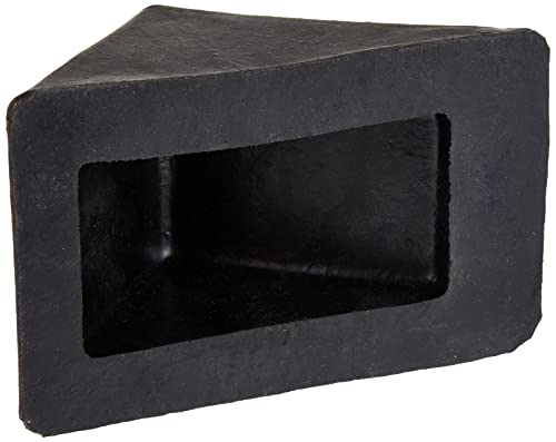 Image of Buyers Products WC1467A Wheel Chock, Rubber, 5 x 6 x 5 Inch, Ideal for Utility Vehicles and Trailers, Reinforced Rubber Design for Durable Continued Use, Black (Pack of 4)