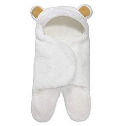 Jam Naturals-Cute Bear Organic Newborn Swaddle Wrap-Gender Neutral Soft Baby Blanket, Newborn Baby Registry Gift (Golden…